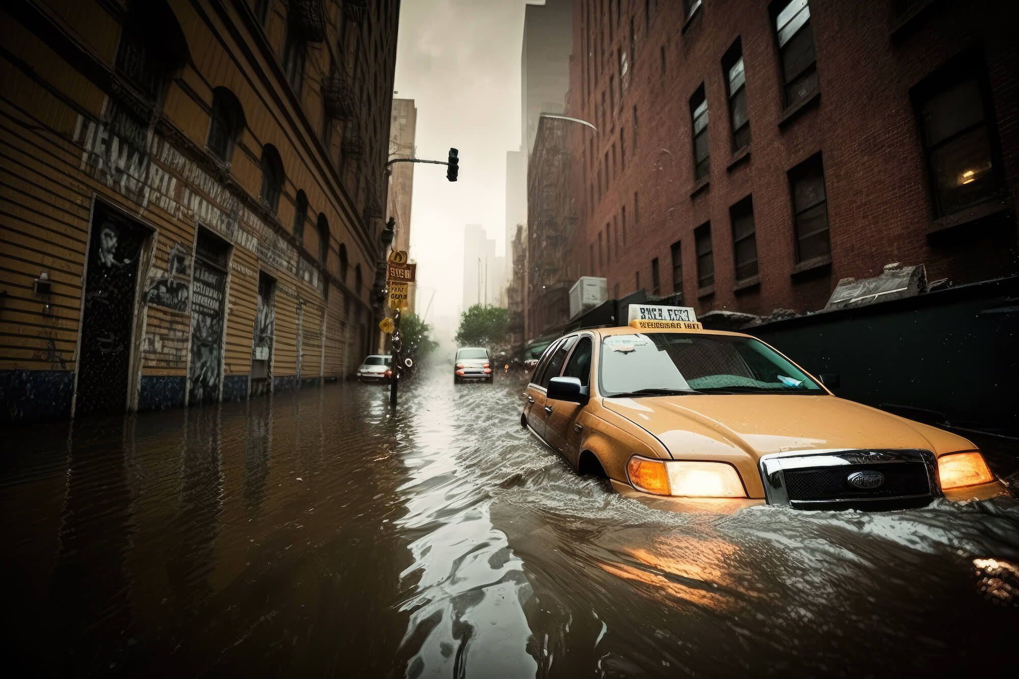 Taking Care of Your Car During Floods in New York City Park NYC