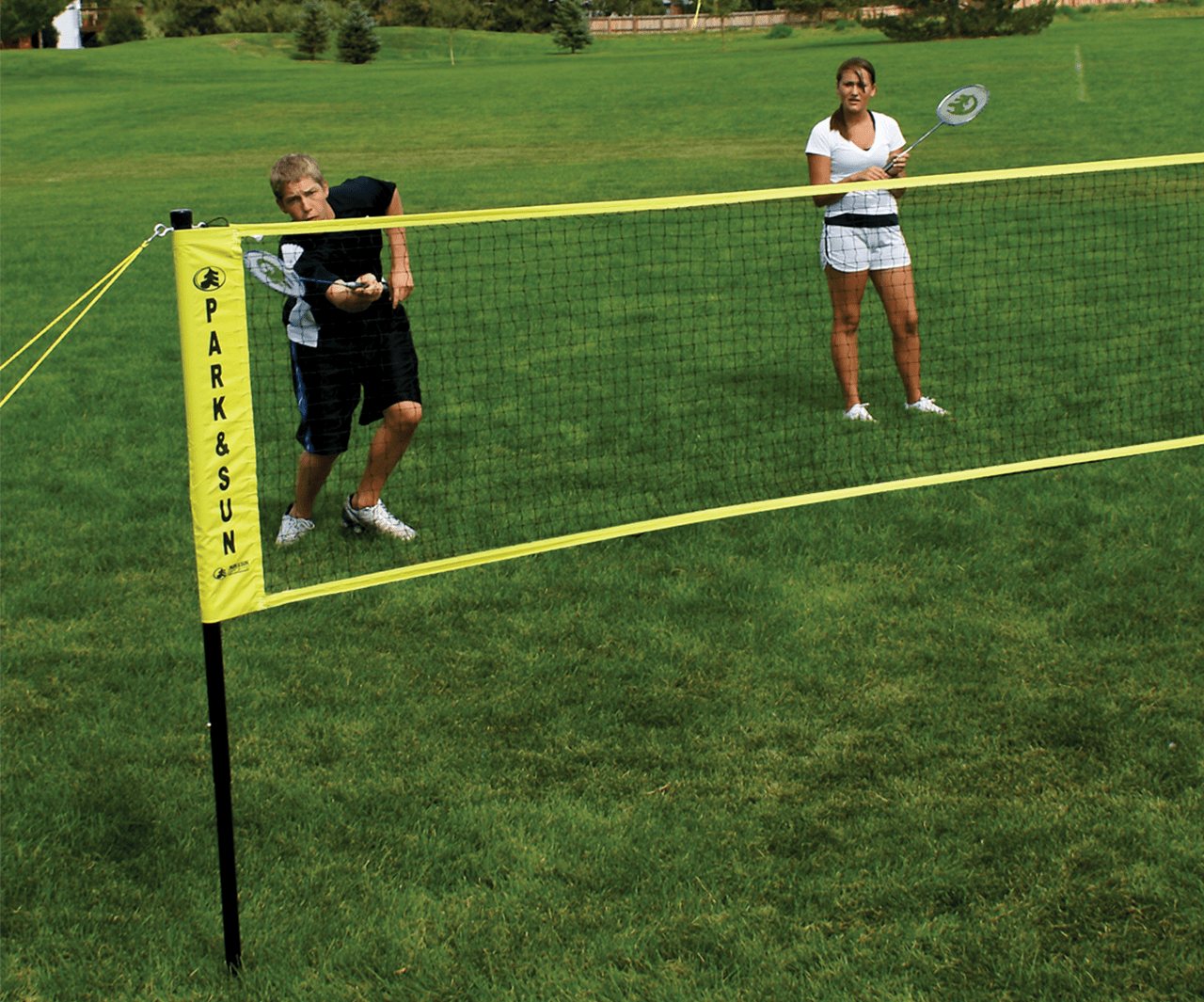 Quality Badminton Pro PROlevel badminton set, with aluminum poles