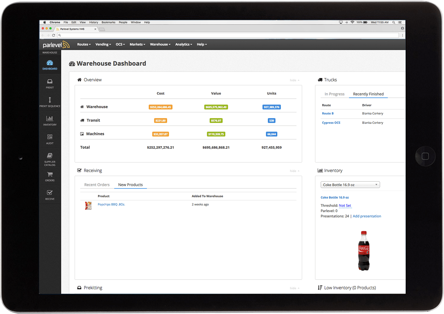 Warehouse_Mgmt Parlevel Systems
