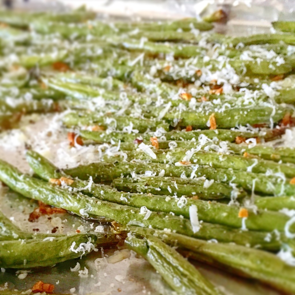 Crispy Garlic Parmesan Green Beans! Parmesan Princess