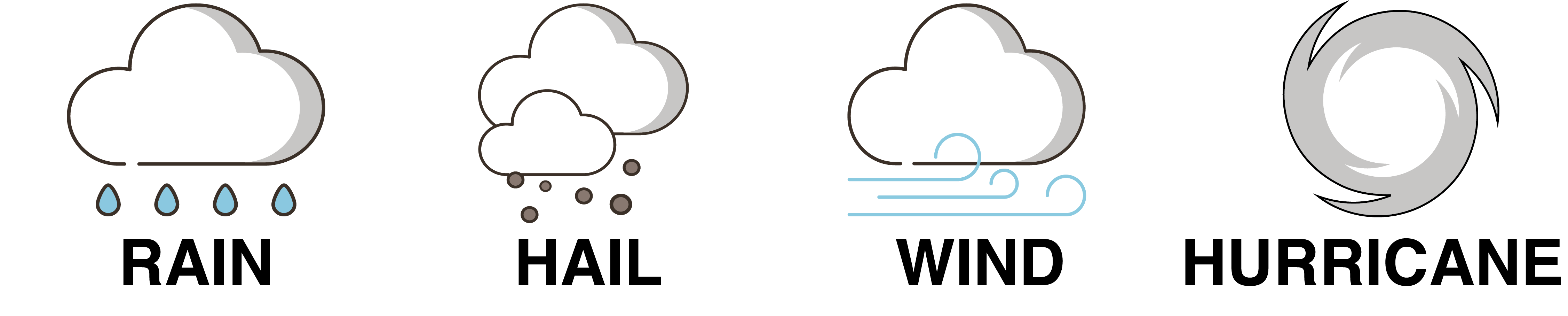 weather icons Parsons Commercial Roofing