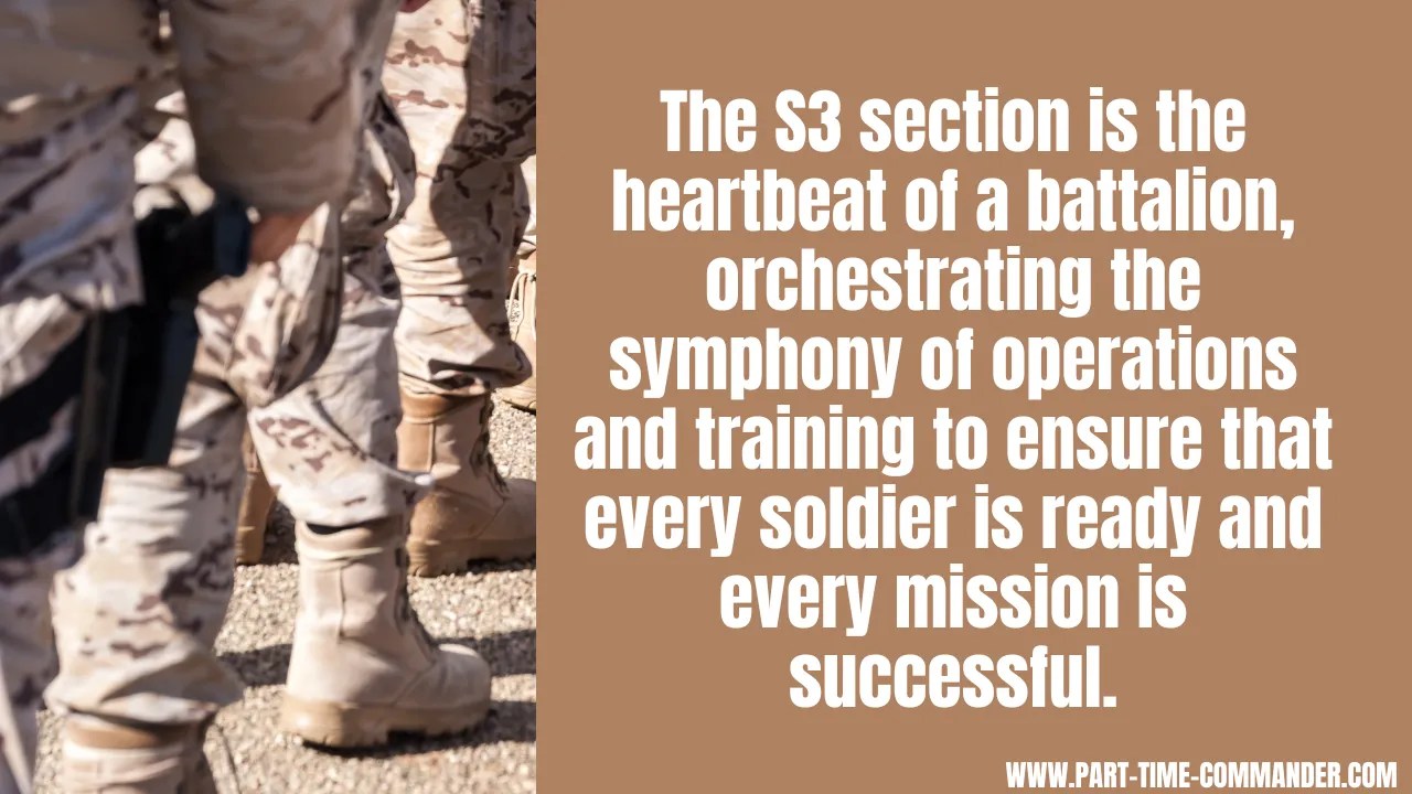 Army Battalion S3 Officer Duties & Job Description