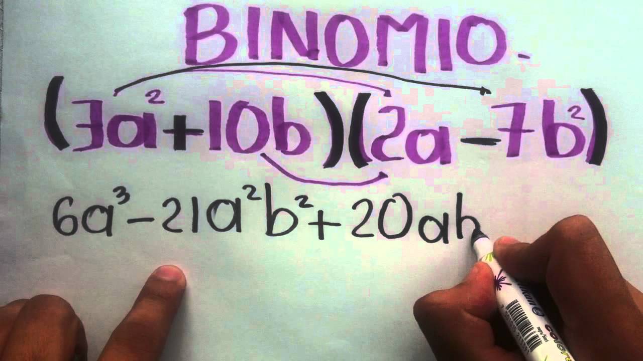 ¿Cuáles son las partes de un binomio?