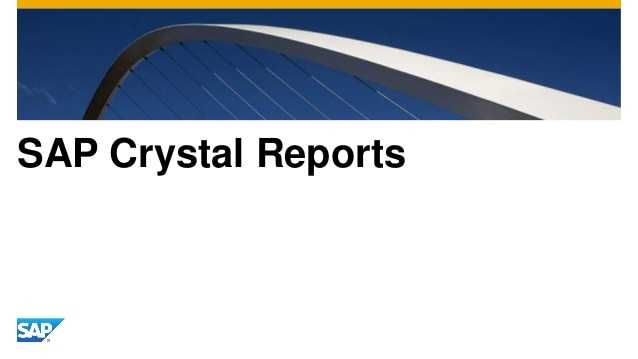 What is sap crystal reports runtime engine - lasopanitro
