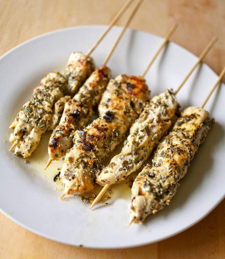 Chicken Kalamaki (Yogurt Lemon Chicken) Partial Ingredients