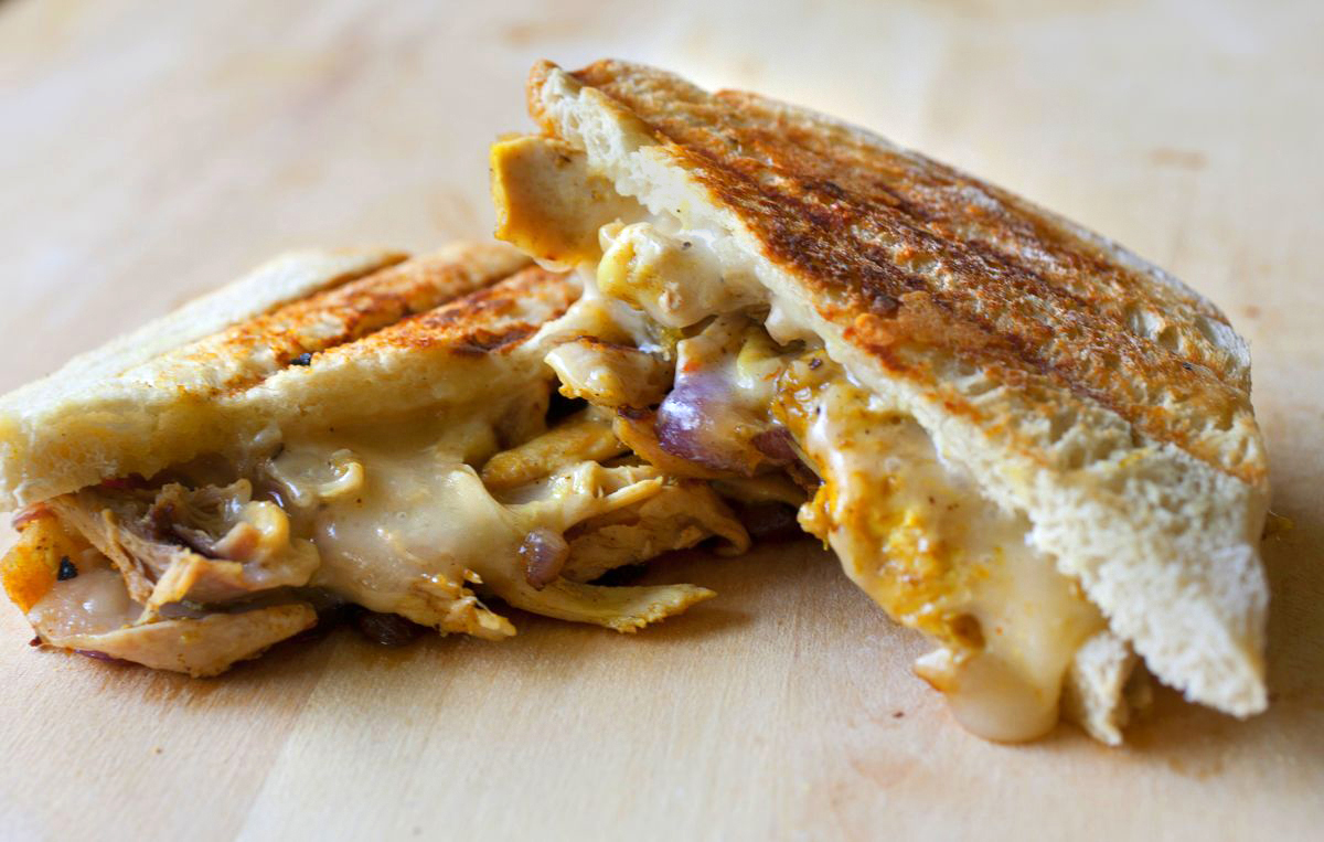 Moroccan Chicken Sandwich with Manchego Cheese and Preserved Lemons