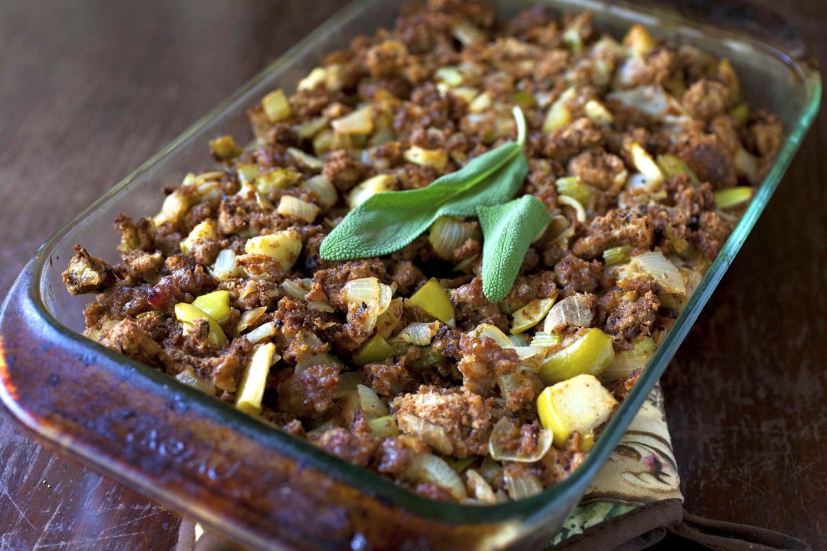 Italian Sausage and Apple Stuffing Partial Ingredients