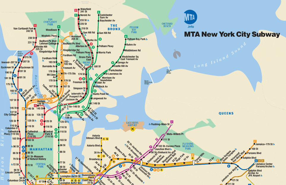 Carte Metro New York Carte