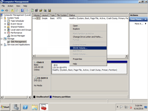 3 Ways to Resize Disk Partition on Windows Server 2008 R2.