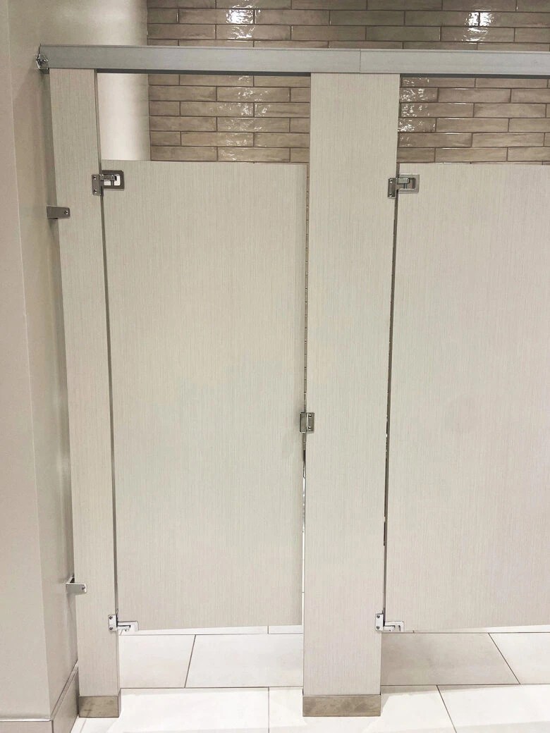 Are Plastic Laminate Toilet Partitions In Stock and Available for Quick
