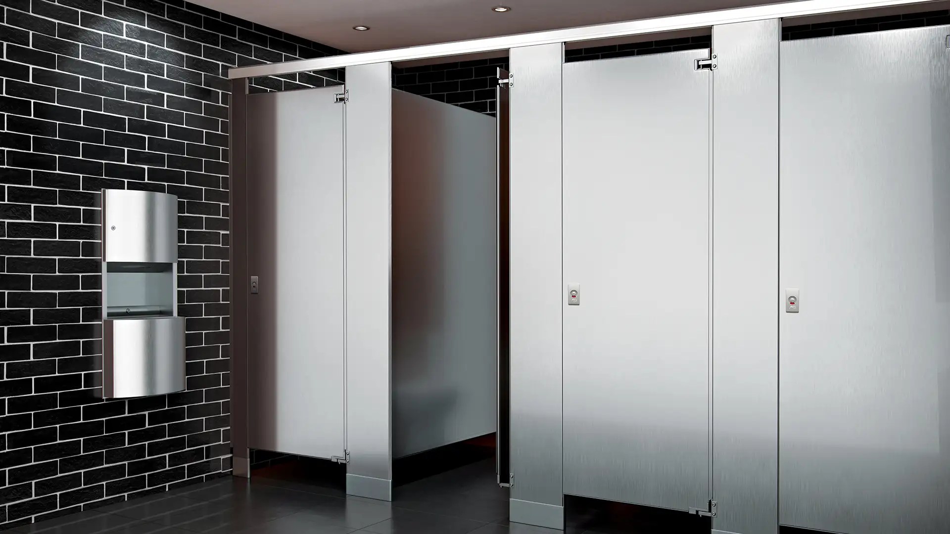 Stainless Steel Bathroom Stalls, Quick, Private Partition Plus