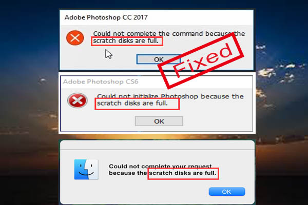 Scratch Disks Are Full? – Here Are Solutions to Fix It - MiniTool
