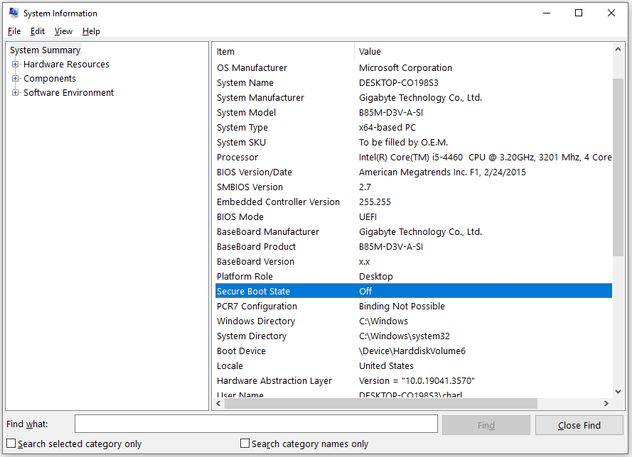 Fixed Secure Boot Can Be Enabled When System in User Mode