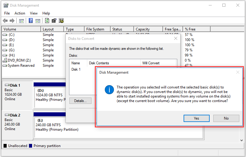 Two Ways to Convert Basic Disk to Dynamic Disk without Data Loss