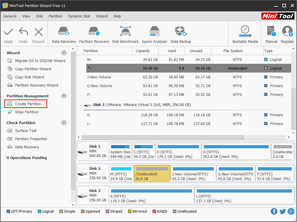 How to Create More Than 4 Partitions on MBR Disk in Windows 10