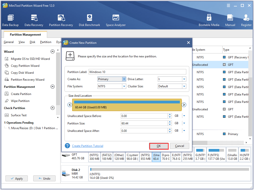 How to Partition Hard Disk before Installing Windows 10 MiniTool Partition Wizard
