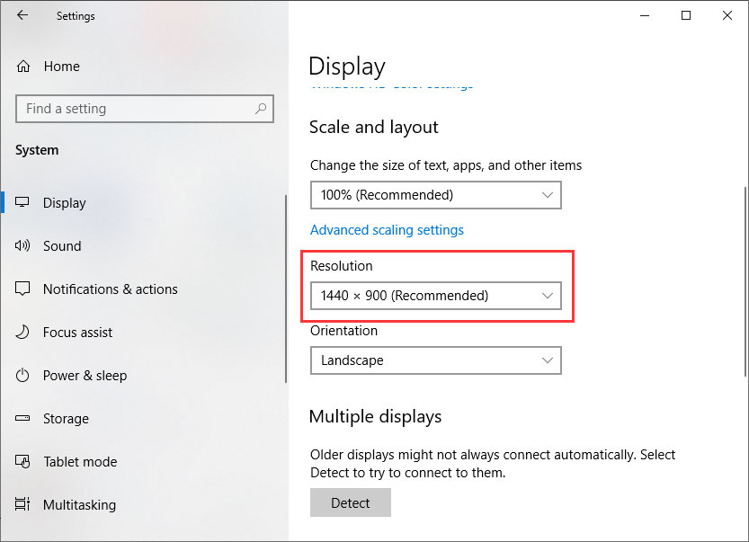 How to Check and Change Screen Resolution Settings in Windows 10