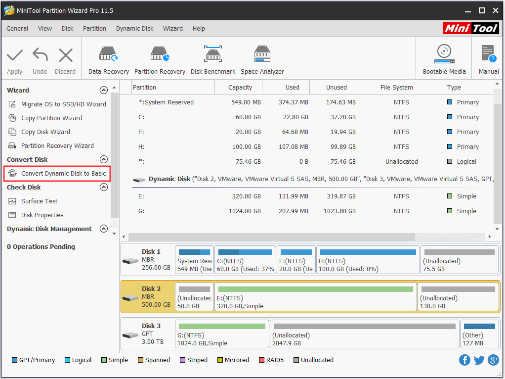 Here Are 3 Ways to Convert Dynamic Disk to Basic Disk MiniTool