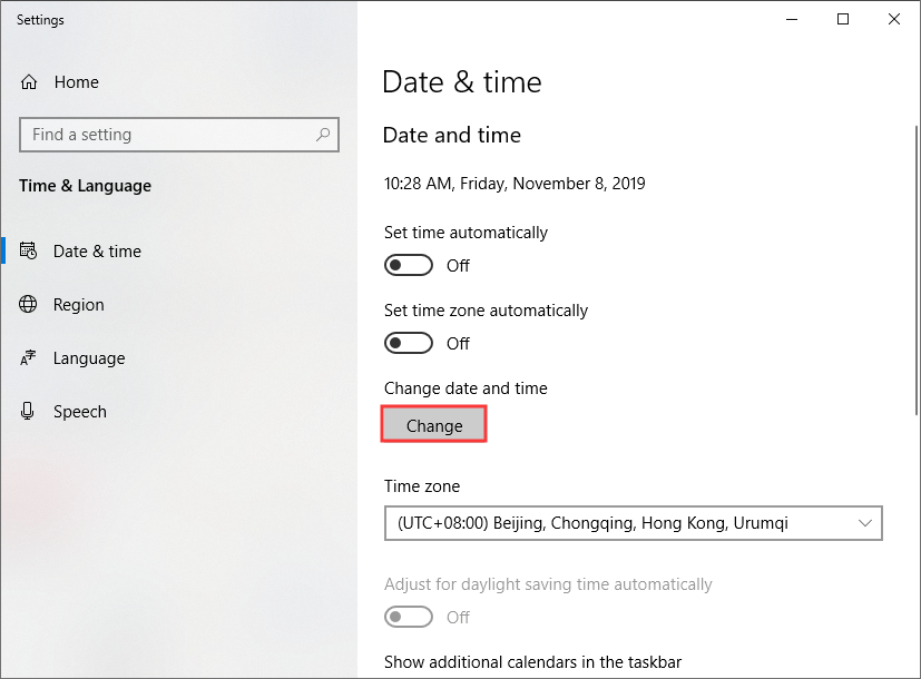 How to Change Date and Time on Windows 10 (3 Ways) MiniTool Partition