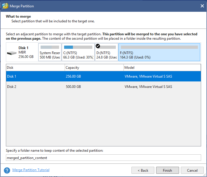 Merge 2 Partitions Without Losing Data in Windows 10/8/7 MiniTool Partition Wizard