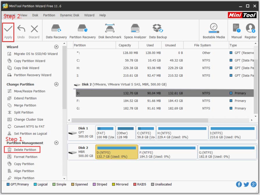 How to Remove Partitions and Convert MBR to GPT Using Command