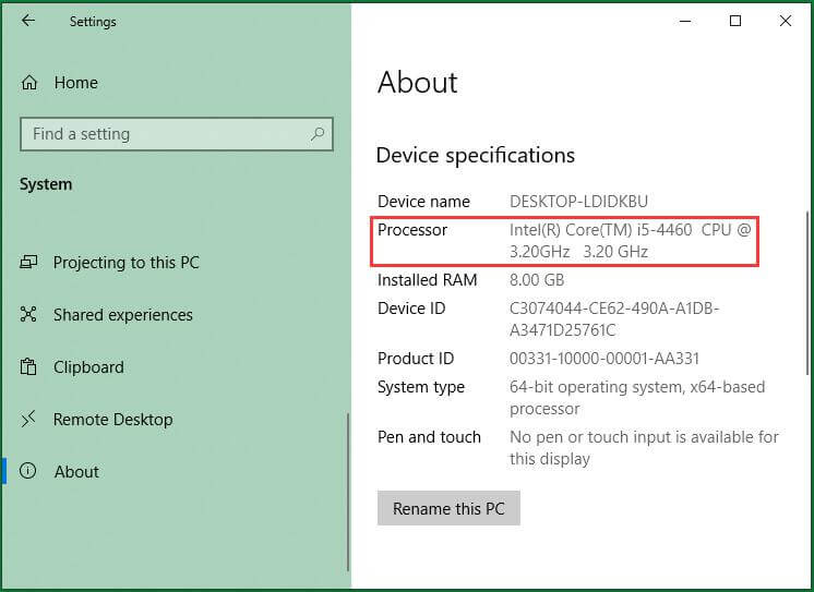 13 Ways for How to Find What Is My Processor Windows 10/11 MiniTool