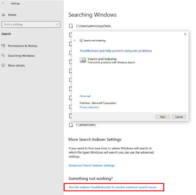 How to Fix Microsoft Windows Search Filter Host High CPU Issue