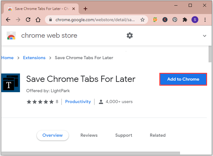How to Save Tabs in Chrome? Here Is the Tutorial MiniTool Partition