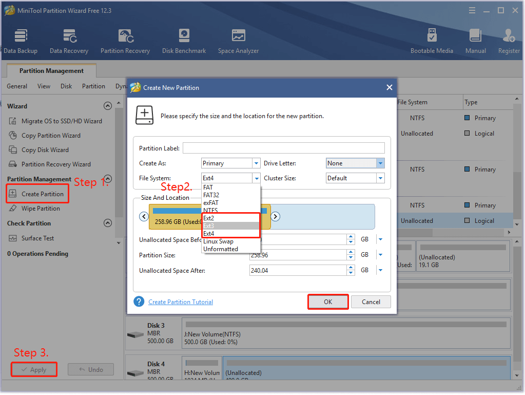 Ext2 vs Ext3 vs Ext4 File System Which One Should You Use? MiniTool