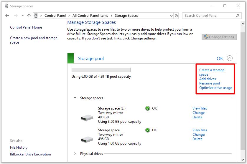 What Is Windows Storage Spaces & How to Create/Resize/Delete It