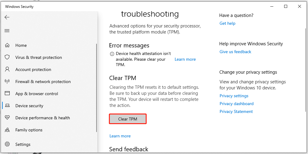 Your Computer’s Trusted Platform Module Has Malfunctioned [FIXED]