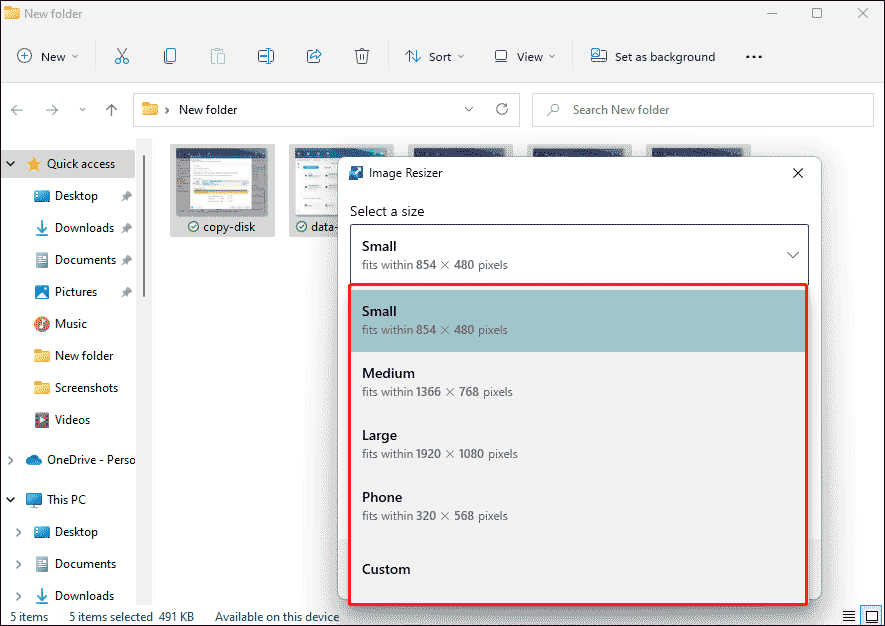How to Resize Multiple Images at Once in Windows 11? MiniTool