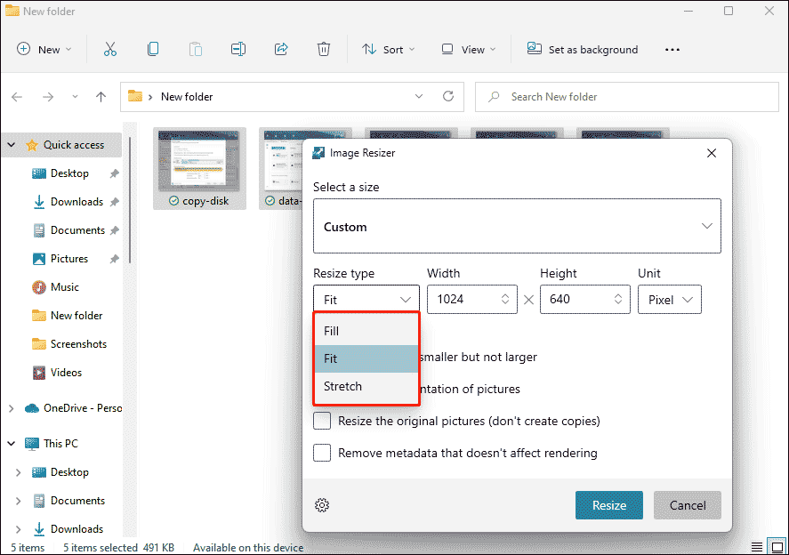 How to Resize Multiple Images at Once in Windows 11? MiniTool