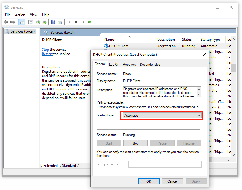 4 Ways to Fix “DHCP Is Not Enabled for Error MiniTool