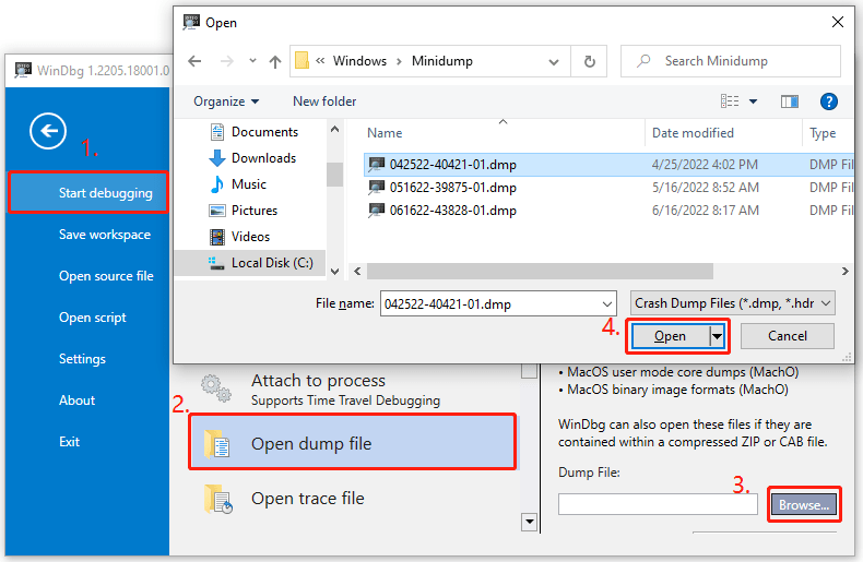 How to Read and Analyze Memory Dump Files on Windows 10/11 MiniTool