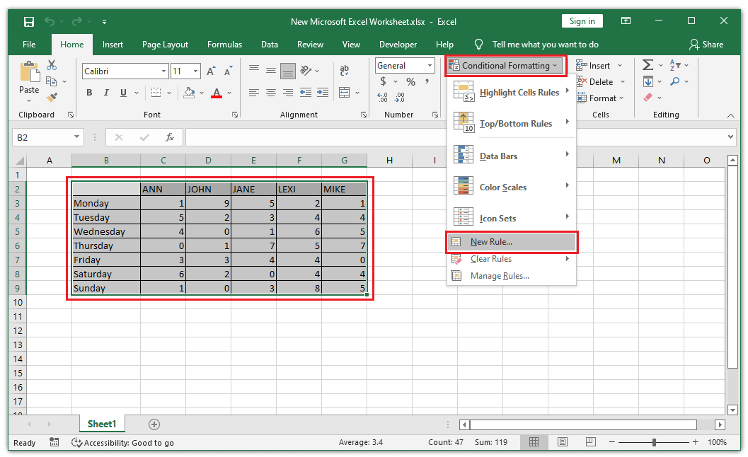 How to Highlight a Column in Excel? [Window 10 & 11 Guide] MiniTool Partition Wizard