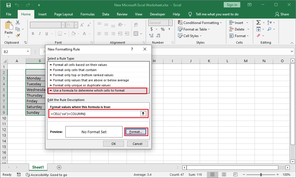How to Highlight a Column in Excel? [Window 10 & 11 Guide] MiniTool Partition Wizard
