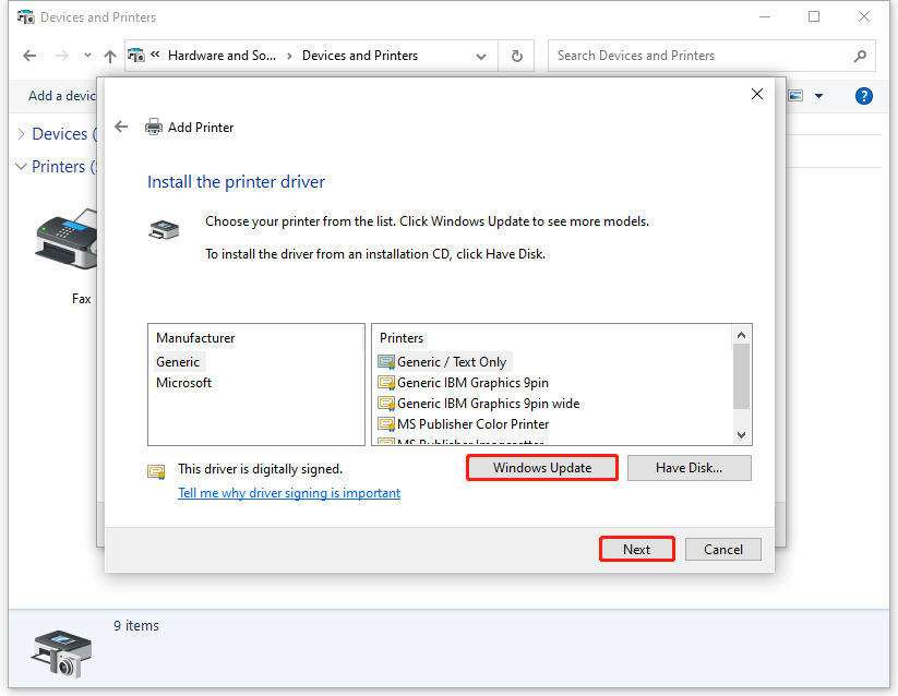 How to Fix Printer Error Code 0x00000bcb - MiniTool Partition Wizard