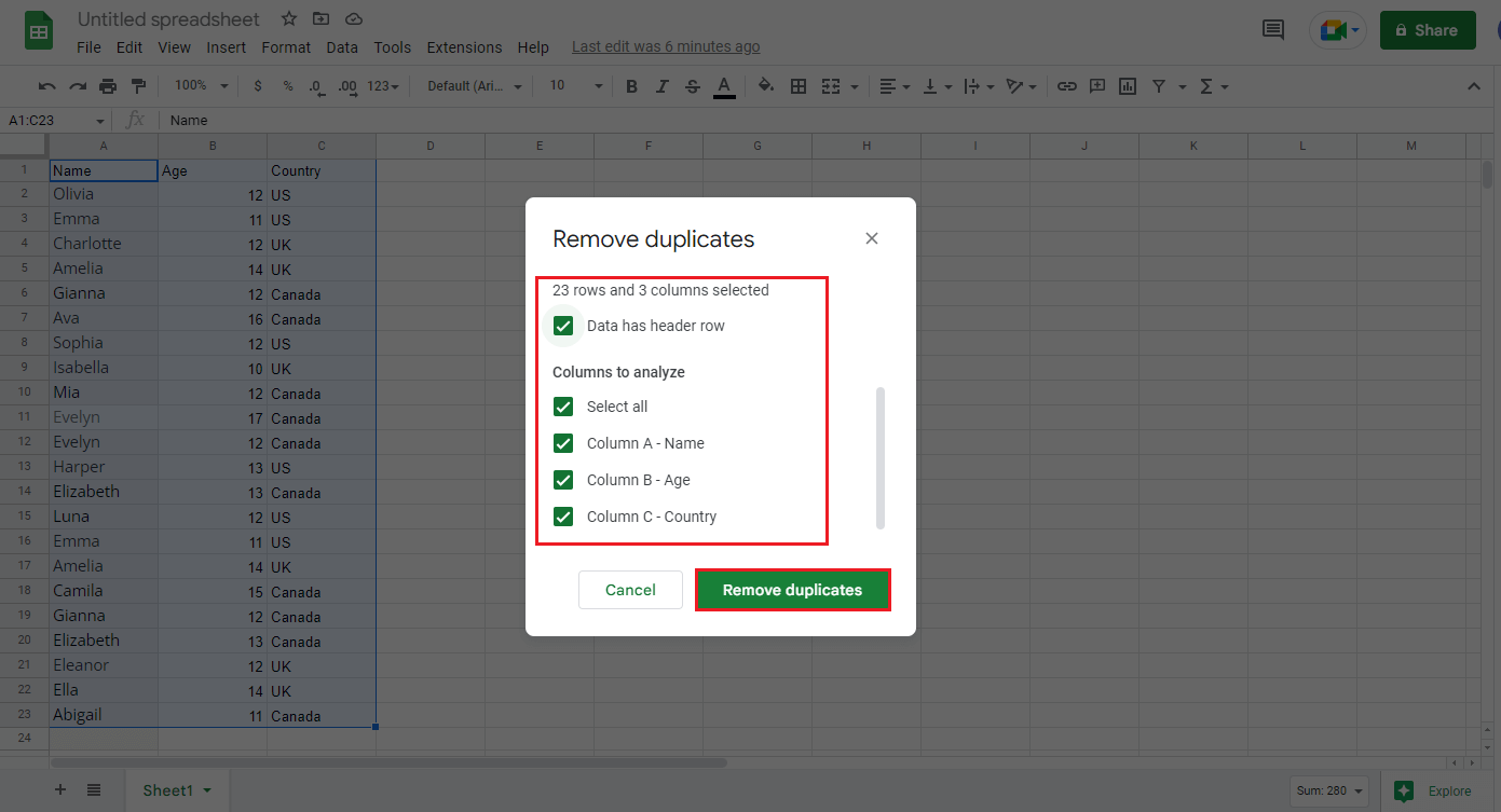 How to Remove Duplicates in Google Sheets? [ Four Methods] MiniTool