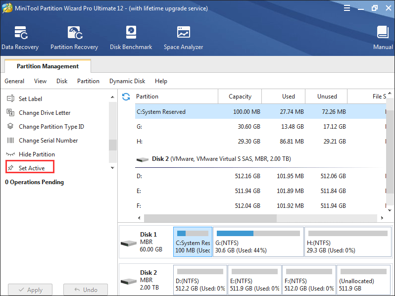 How to Set Active/Inactive MiniTool Partition Wizard Tutorial
