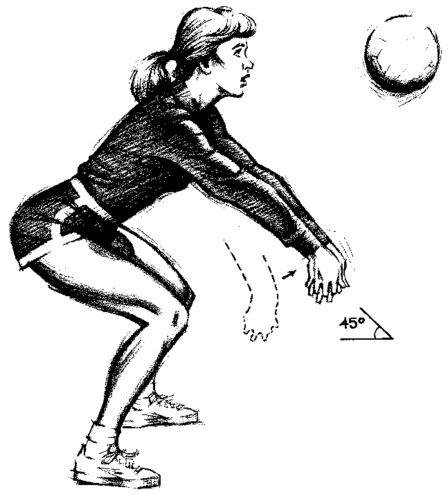 Southeast High School Seminole Volleyball digging