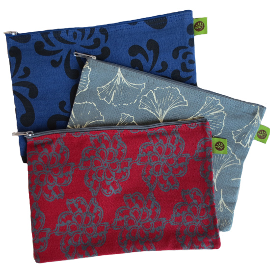 Fabric Zip Bag, Medium Partners For Just Trade