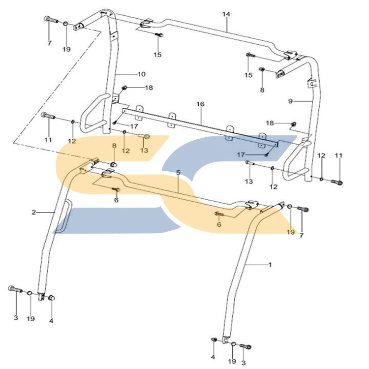 Bighorn 400 Roll Cage