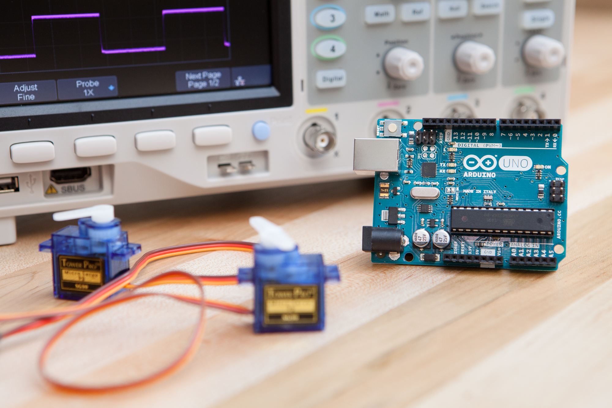 Servo Input Library for Arduino Parts Not Included