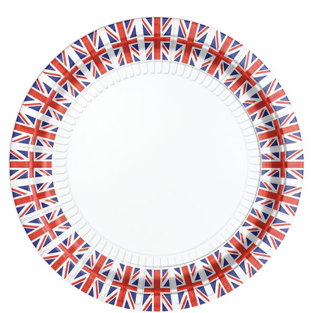 Union Jack Paper Plates Party101 UK