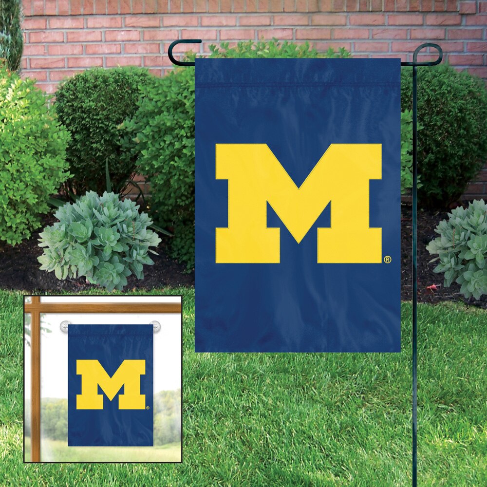 Michigan Wolverines Premium Garden Flag