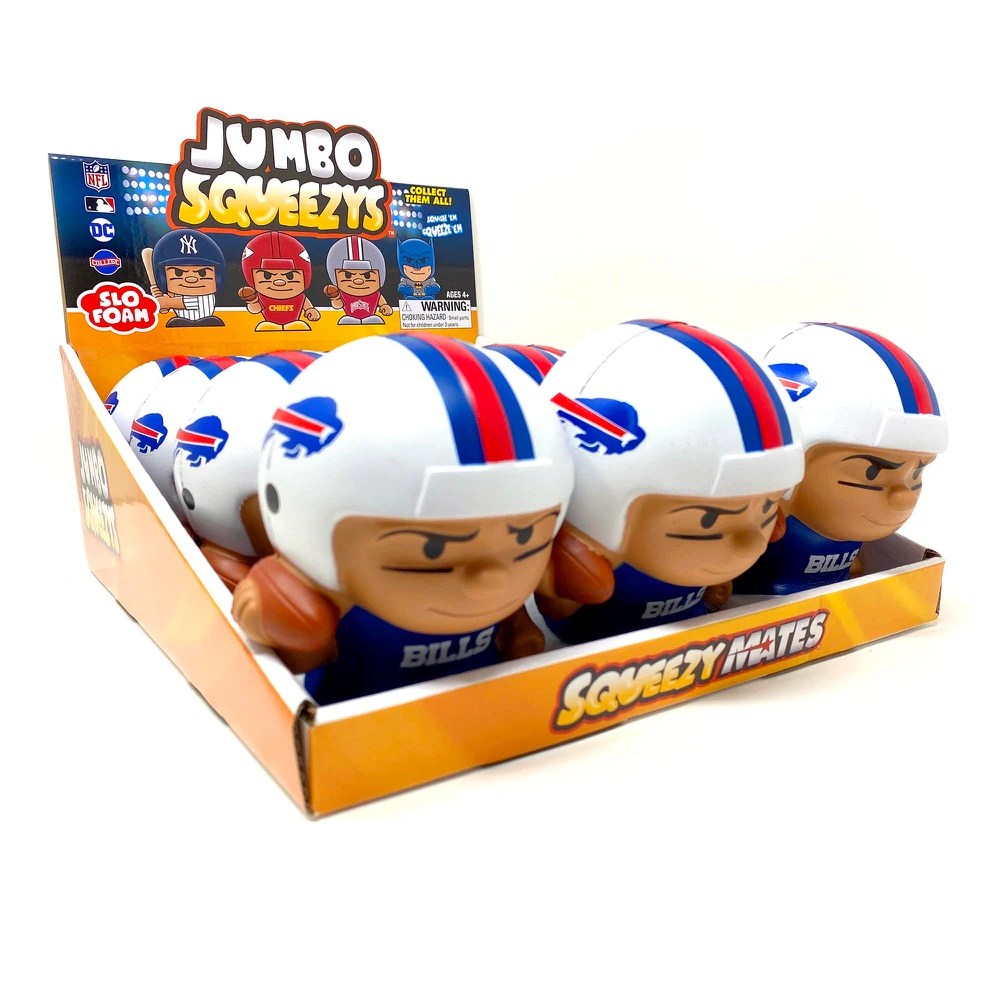 Buffalo Bills Jumbo Squeezy 12pc Display