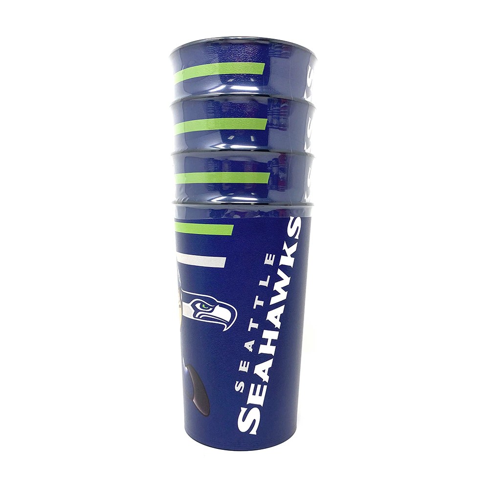 Seattle Seahawks Party Cup 4 Pack
