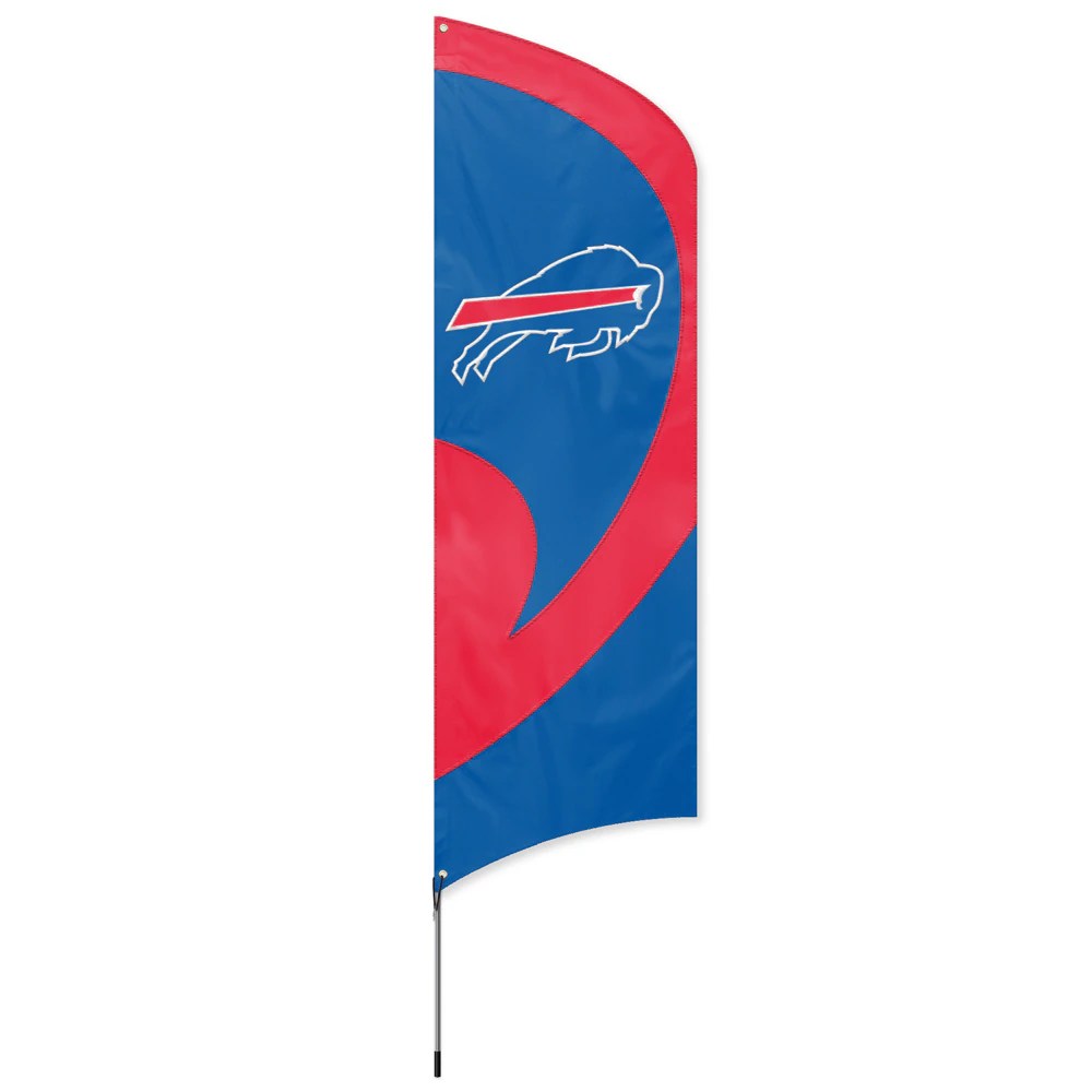 Buffalo Bills Tall Team Flag Kit with Pole