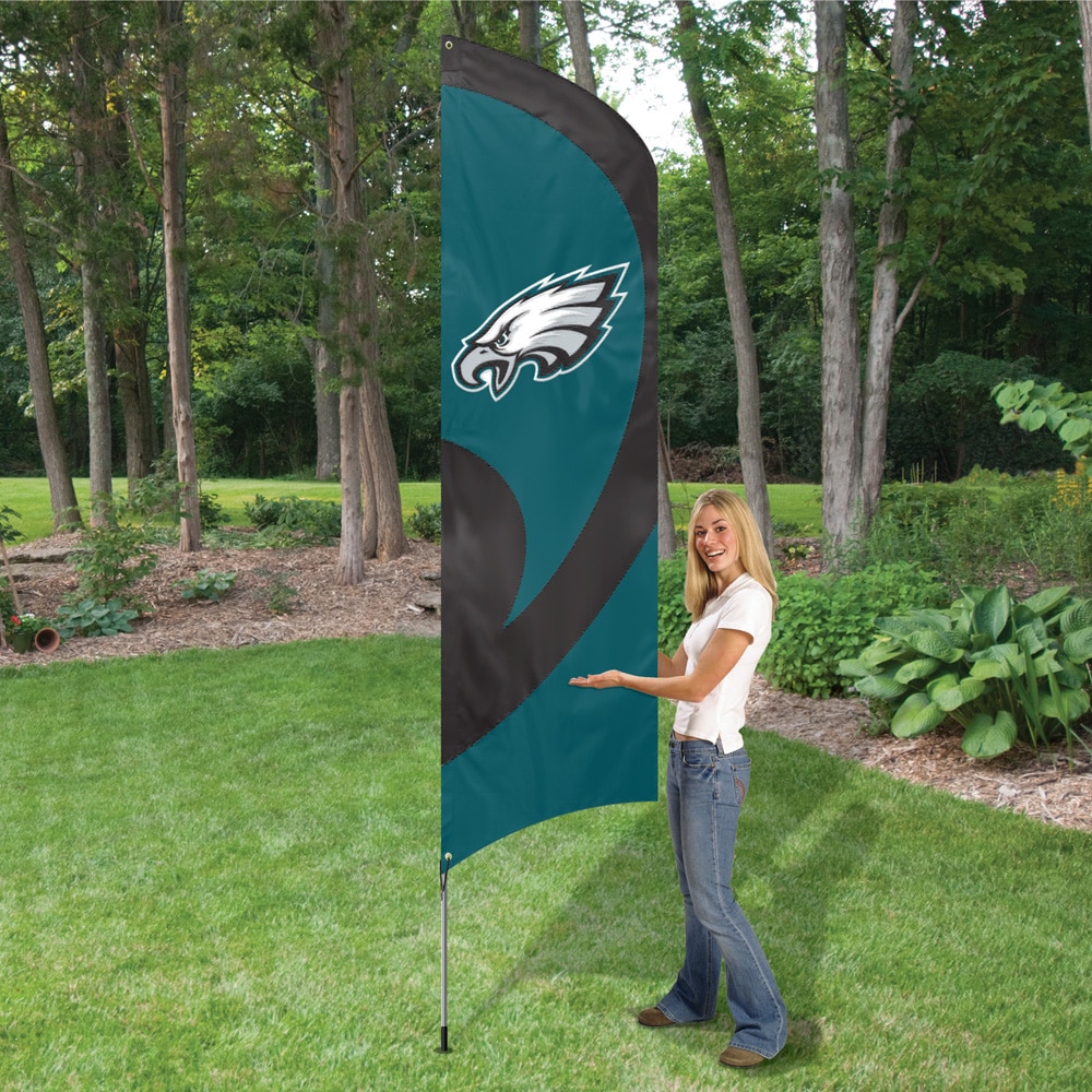 Philadelphia Eagles Tall Team Flag Kit with Pole